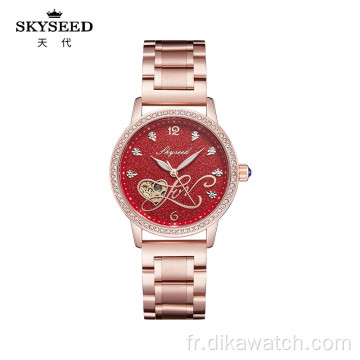 SKYSEED montre mécanique tempérament mode dames de luxe